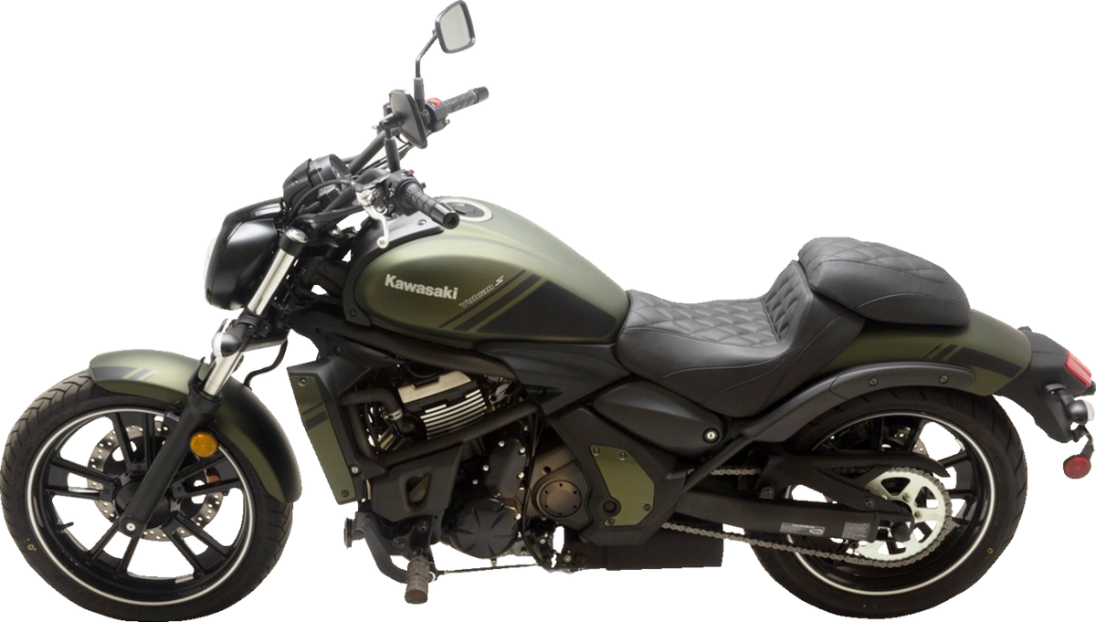 Mustang Fastback Seat - Passenger - Black - Diamond Stitch - Vulcan S '15-'23