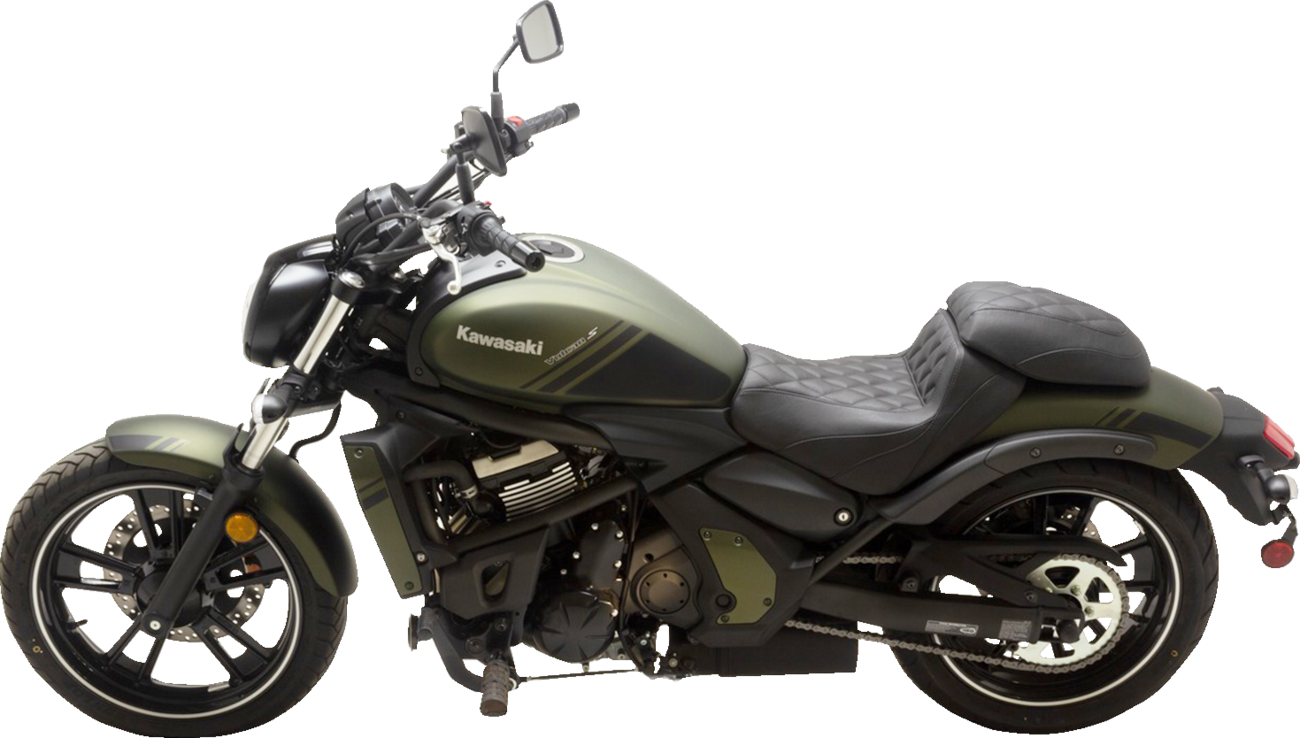 Mustang Fastback Seat - Passenger - Black - Diamond Stitch - Vulcan S '15-'23