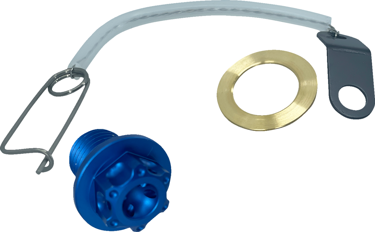 PSR Magnetic Drain Plug - M14 X 1.50 - Blue - Yamaha
