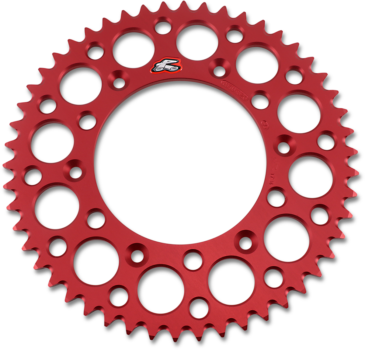 Renthal Rear Sprocket - Aluminum - 49 Tooth - Red - Honda