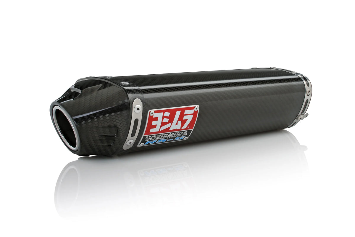 Yoshimura CBR600RR 07-08 RS-5 Stainless Slip-On Exhaust, W/ Carbon Fiber Muffler
