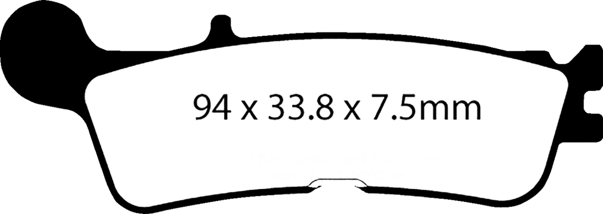 EBC Brakes Sintered "R" Brake Pads