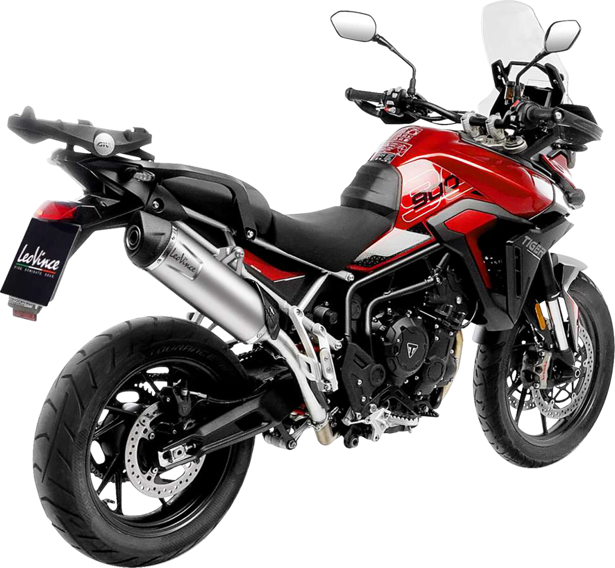 LeoVince LV One EVO Slip-On Muffler - Stainless Steel - Tiger 900