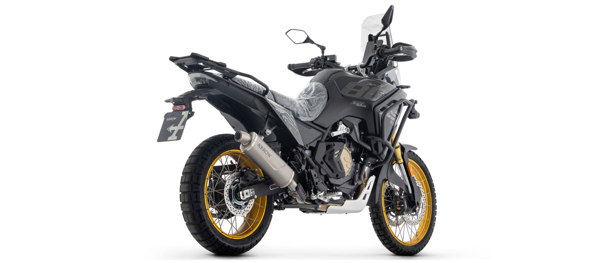 72693PO Indy Race Evo Titanium Slip On With Steel End Cap