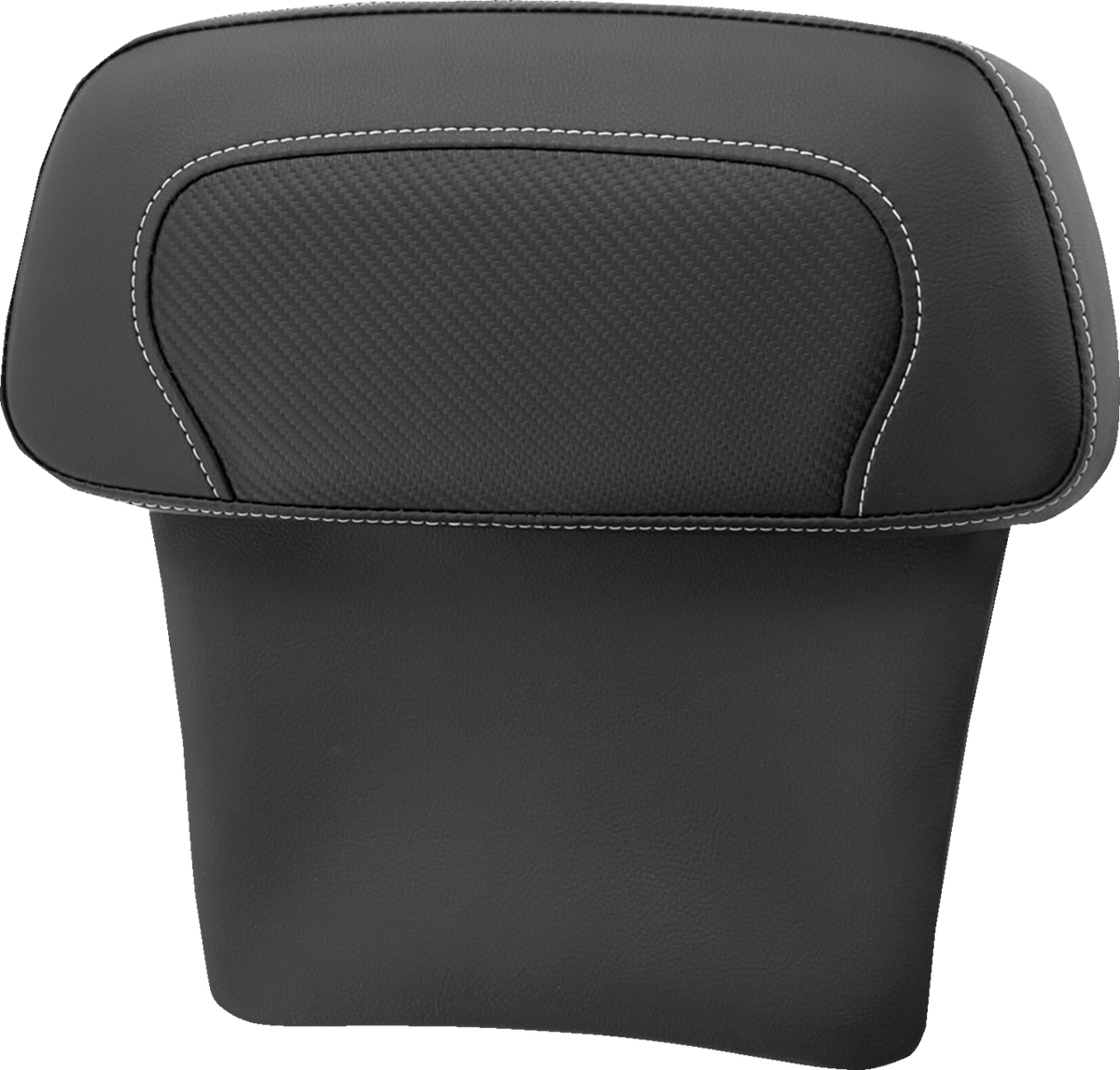 Saddlemen Chopped Tour Pak Backrest Pad - RoadSofa™ - Carbon Fiber Inset - FLT/FLH '14-'23