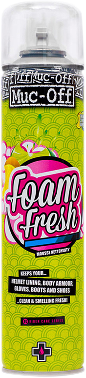 Muc-Off USA Foaming Helmet Freshener - 13.5 U.S. Fl Oz. - Aerosol