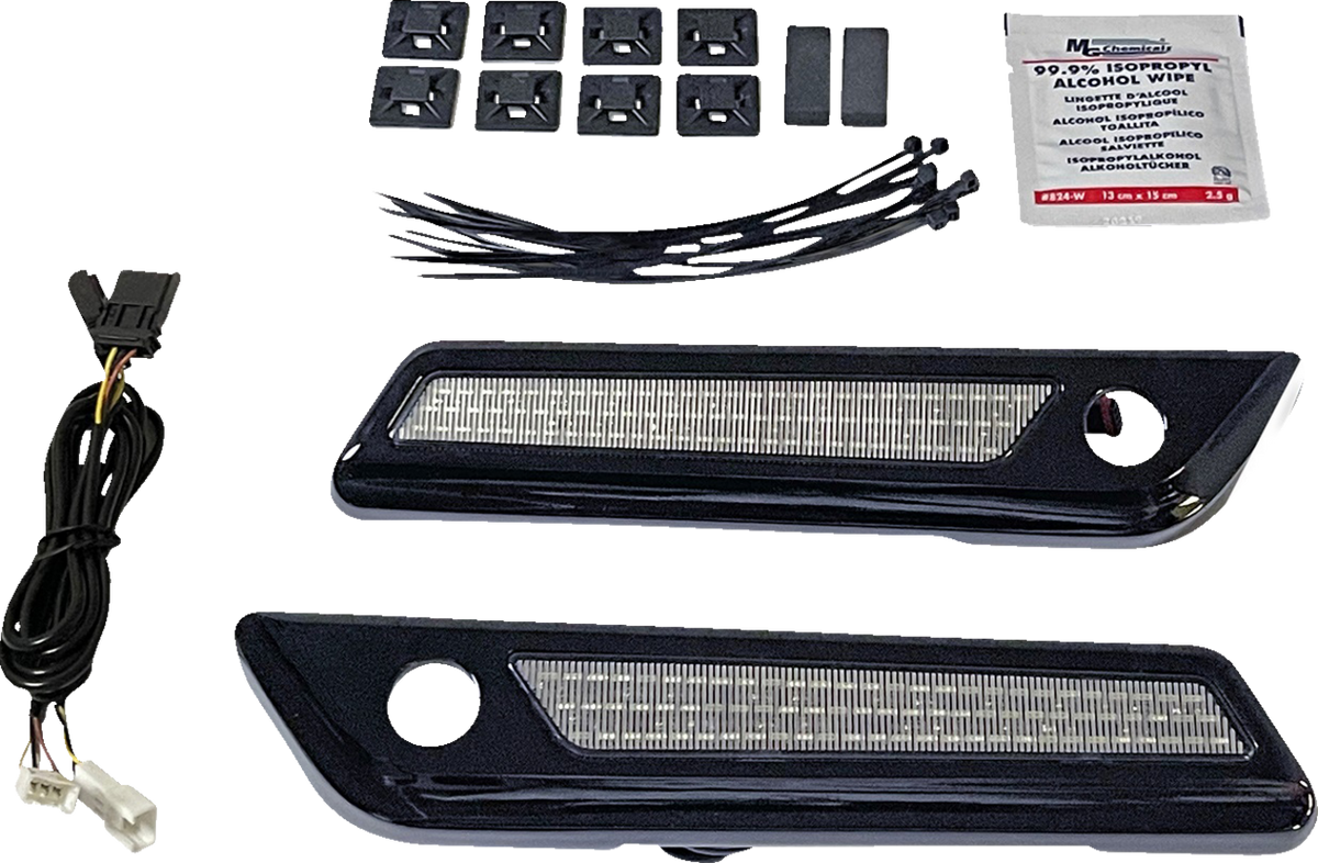 Custom Dynamics Saddlebag LED Latch Light