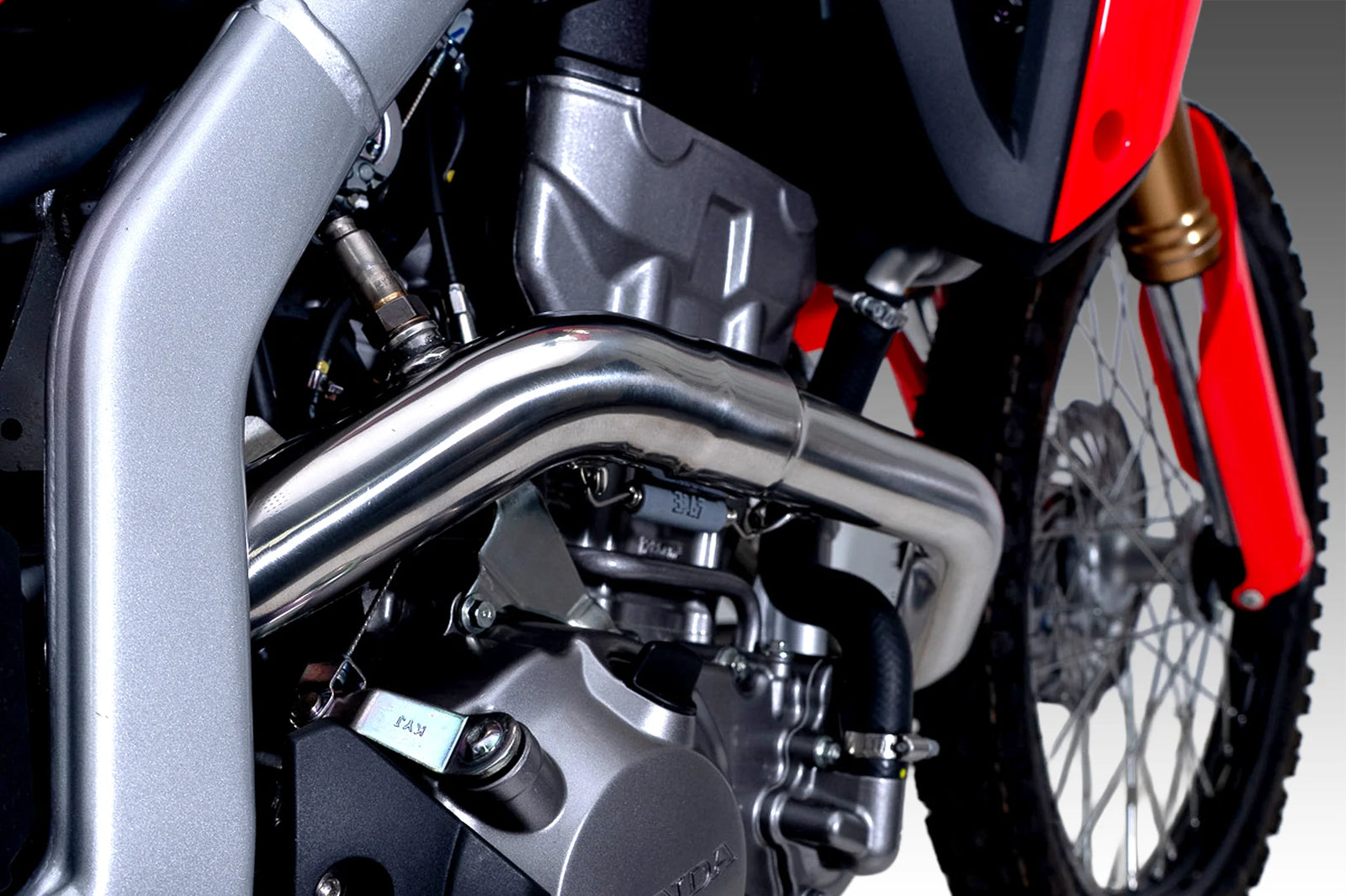 Yoshimura CRF300L/Rally 21-26 Race RS-12 Stainless Full Exhaust, W/ Stainless Muffler