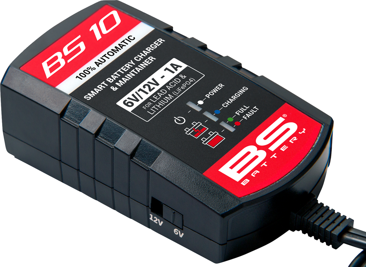 BS Battery Battery Charger/Maintainer - BS 10 - 6 V/12 V - 1 A
