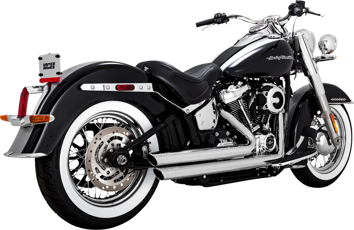 Vance &amp; Hines Big Shots Staggered Exhaust System - Chrome