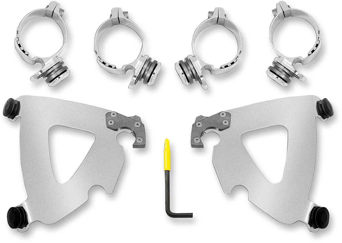Memphis Shades Road Warrior Mounting Kit - Polished - FX