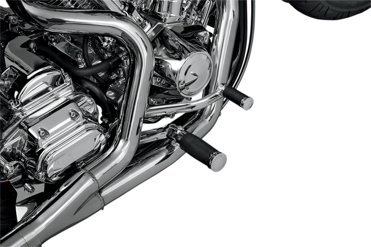 Performance Machine (PM) Contour Foot Pegs - Chrome - Passenger/Driver