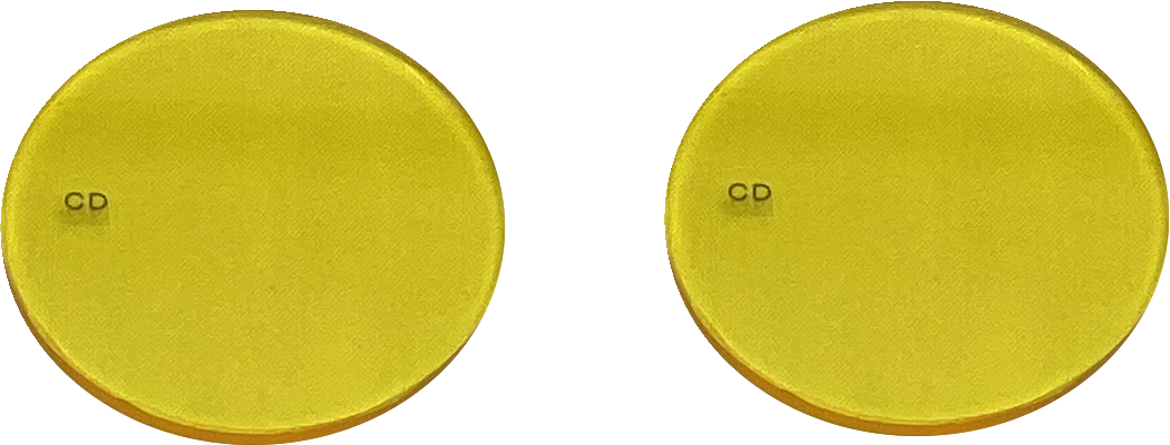 Custom Dynamics Fog Light Lens - Yellow