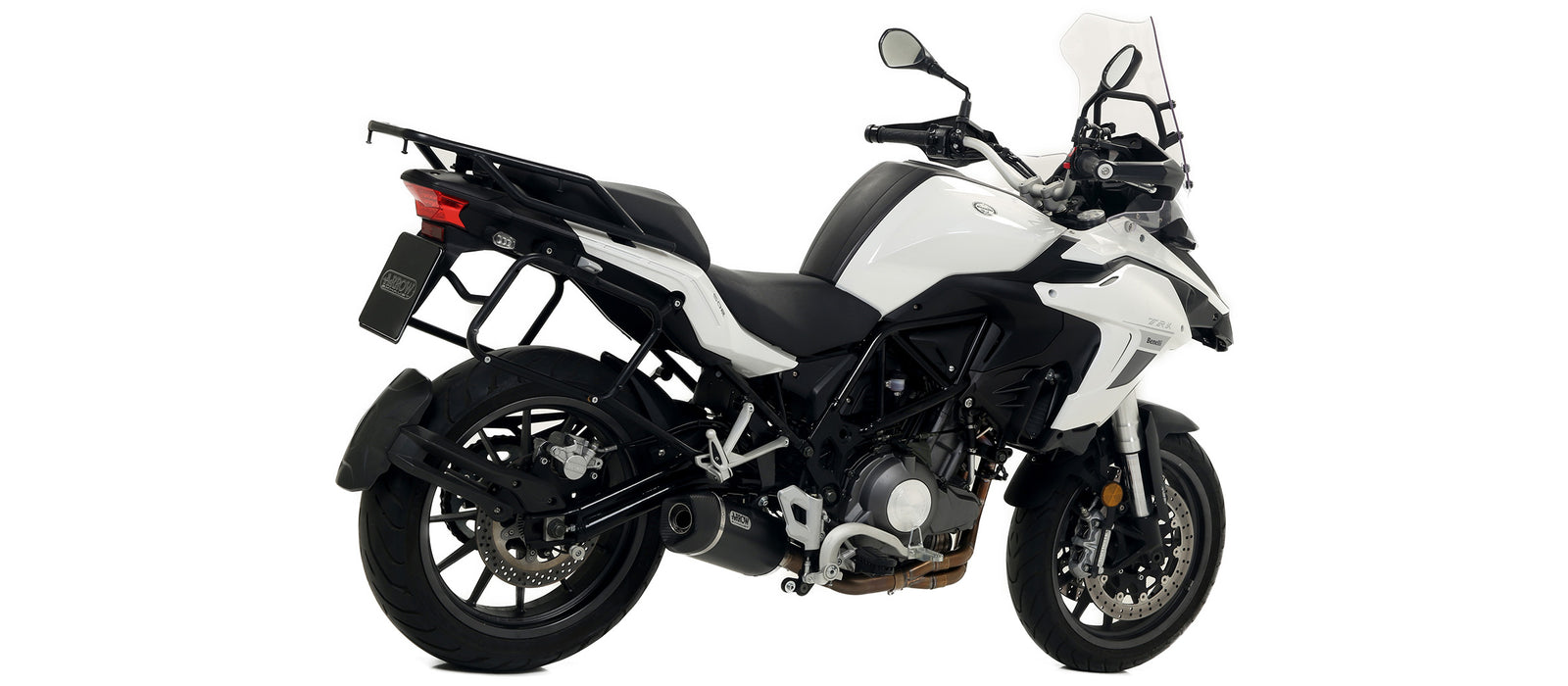 Arrow 71878AKN Race-Tech Aluminium Dark Slip On With Carbon End Cap