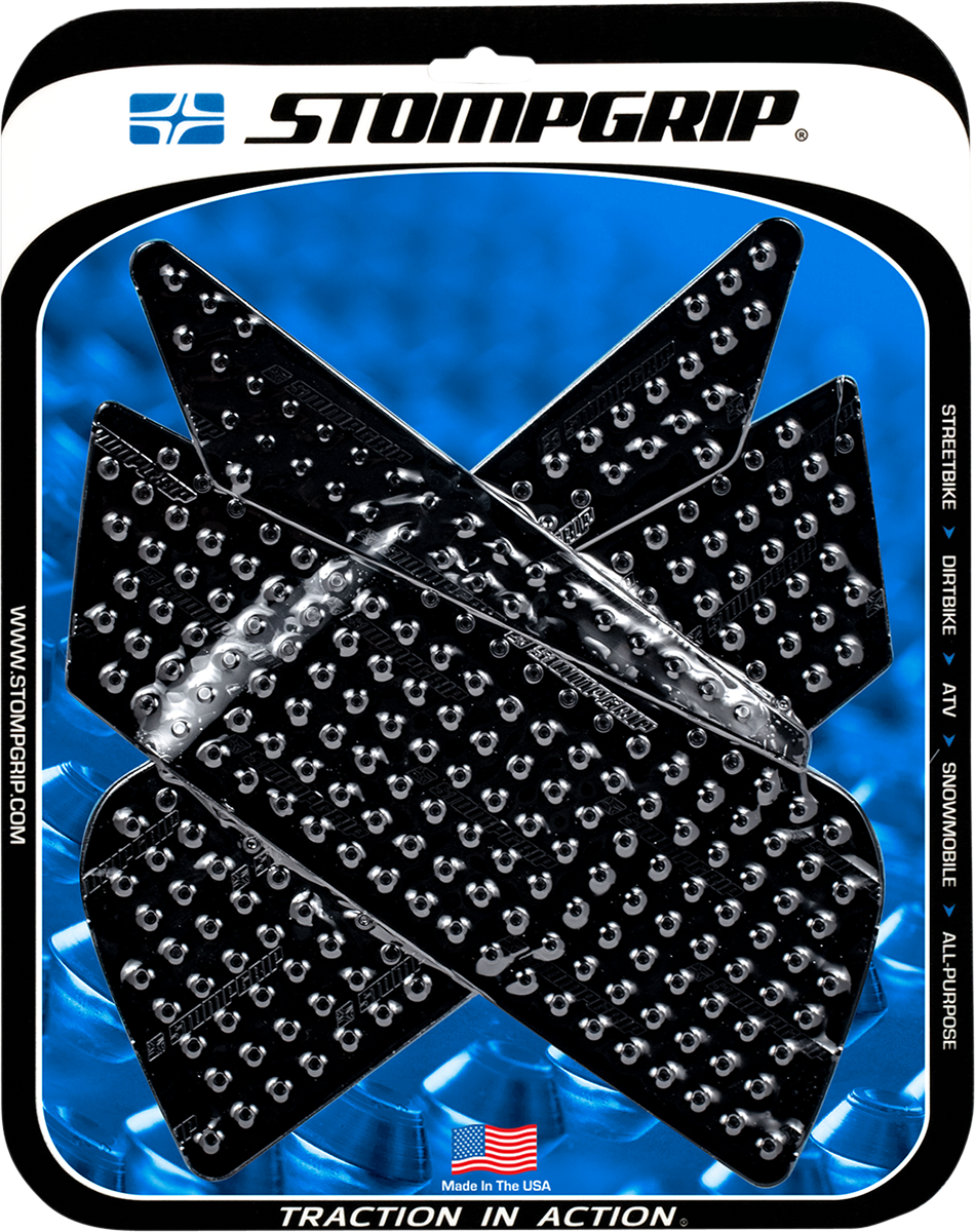 StompGrip Tank Grips - Volcano - Black - Ducati '07-'13