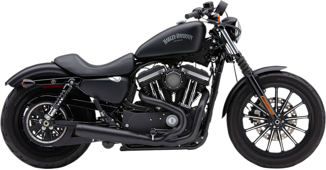 Cobra 2-Into-1 El Diablo Exhaust System - Black - 3-1/2"