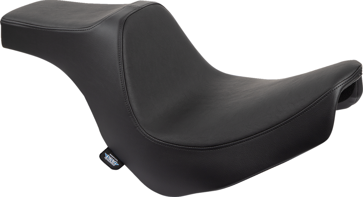 Drag Specialties Seats Predator III 2-Up Seat - Vinyl - Smooth - Black - FL/FX '18-'24