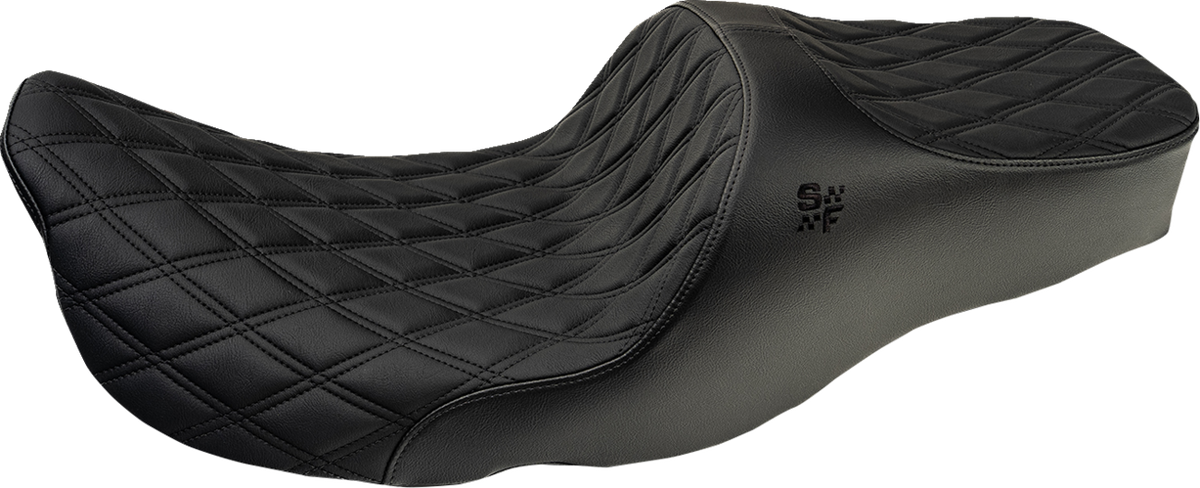 Slyfox Chariot Seat - Black Double Diamond Stitch - FL '97-'07