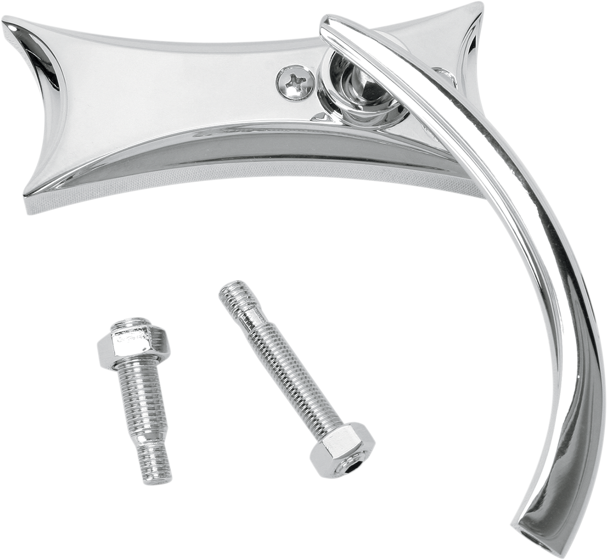 Arlen NESS Mirror - Micro - Four-Point - Side View - Rectangle - Chrome - Right