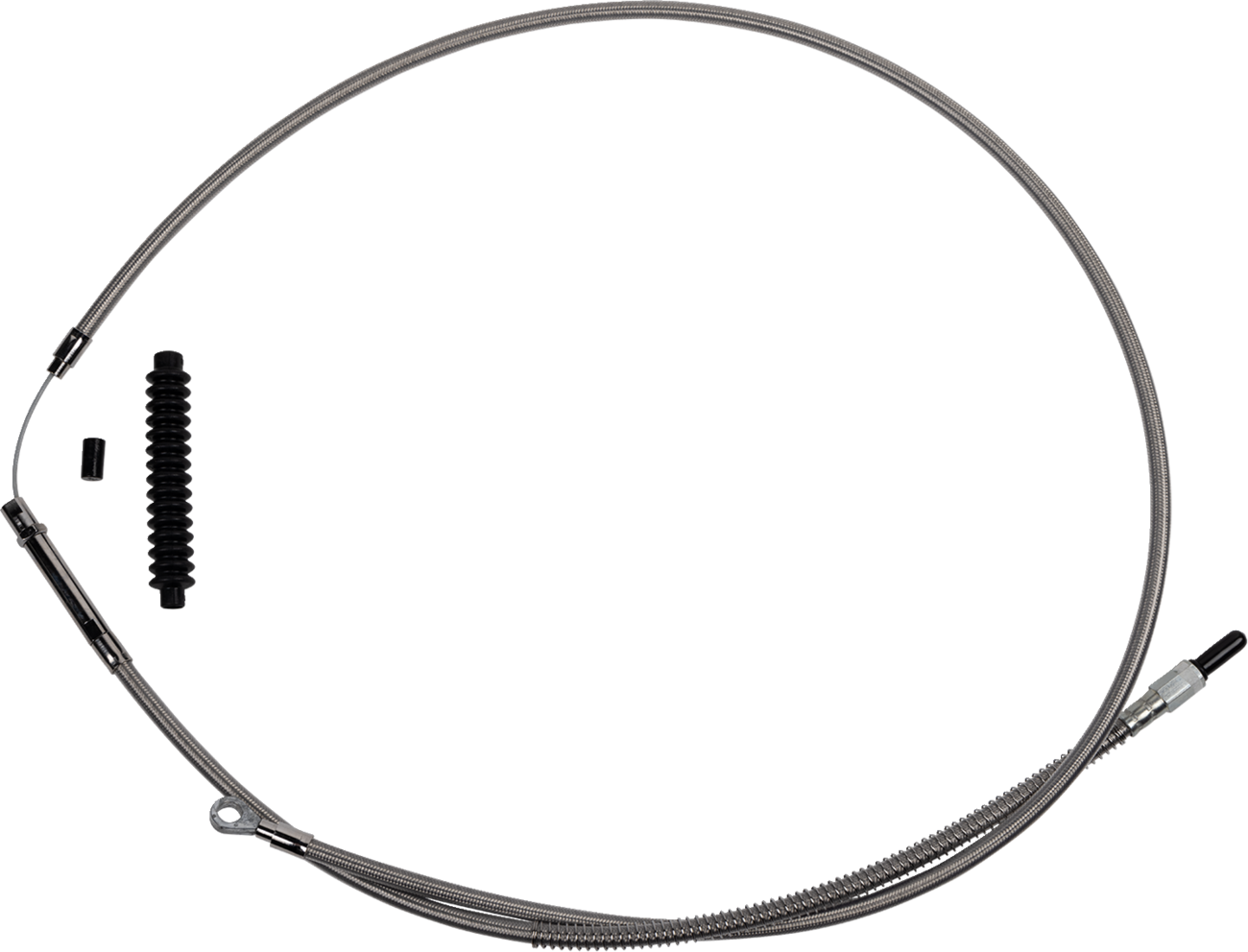 Barnett High-Efficiency Stainless Steel Clutch Cable For Harley-Davidson - +8" - '21-'24 FL