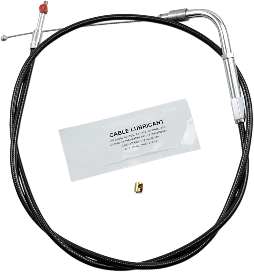 Barnett Black Vinyl Throttle Cable - 34" Length