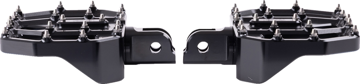 Thrashin Supply CO. Mini Aggressor Floorboards - Black - Front