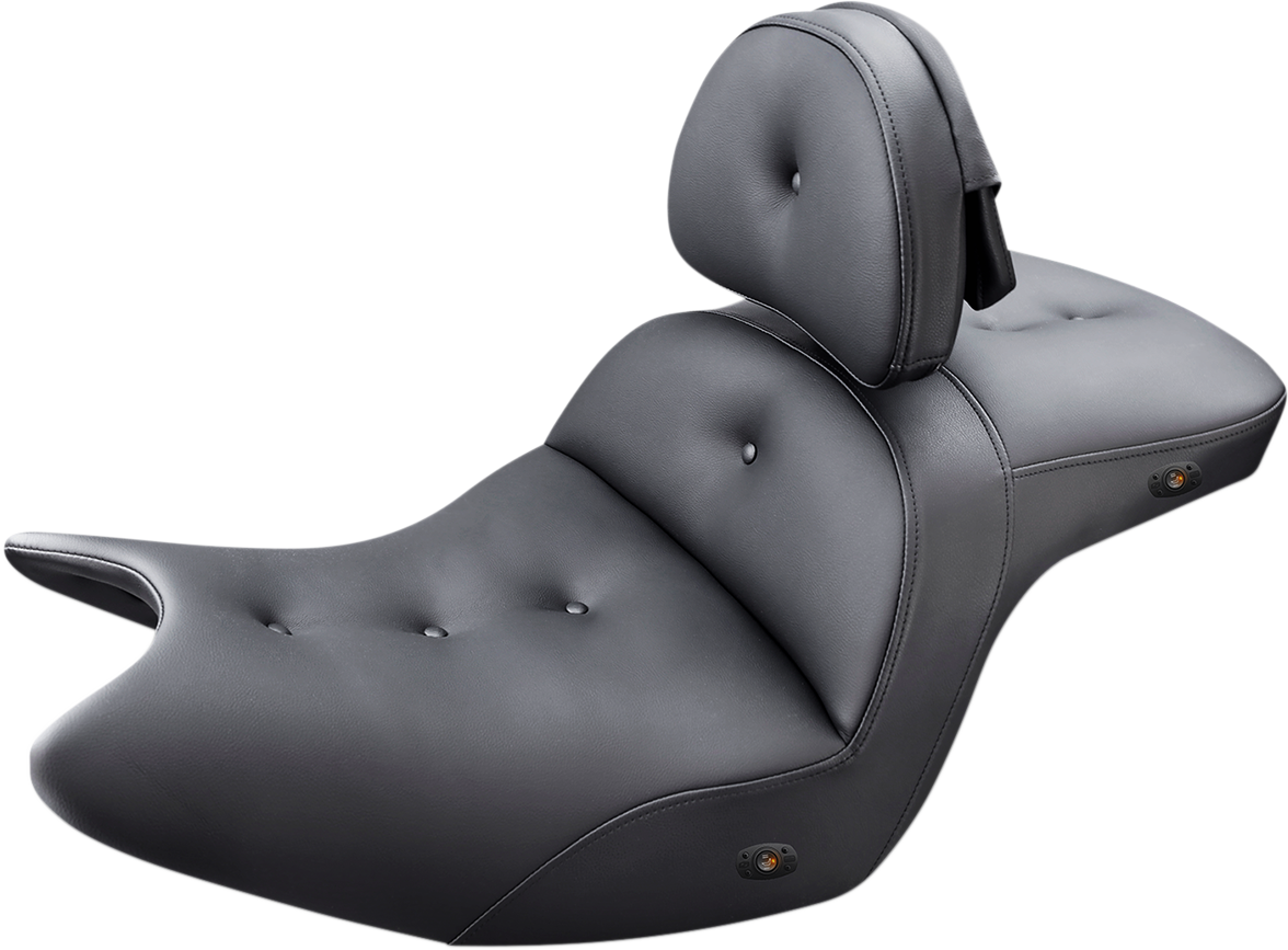 Saddlemen Seat - Roadsofa™ - With Backrest - Pillow Top - Black - Heated