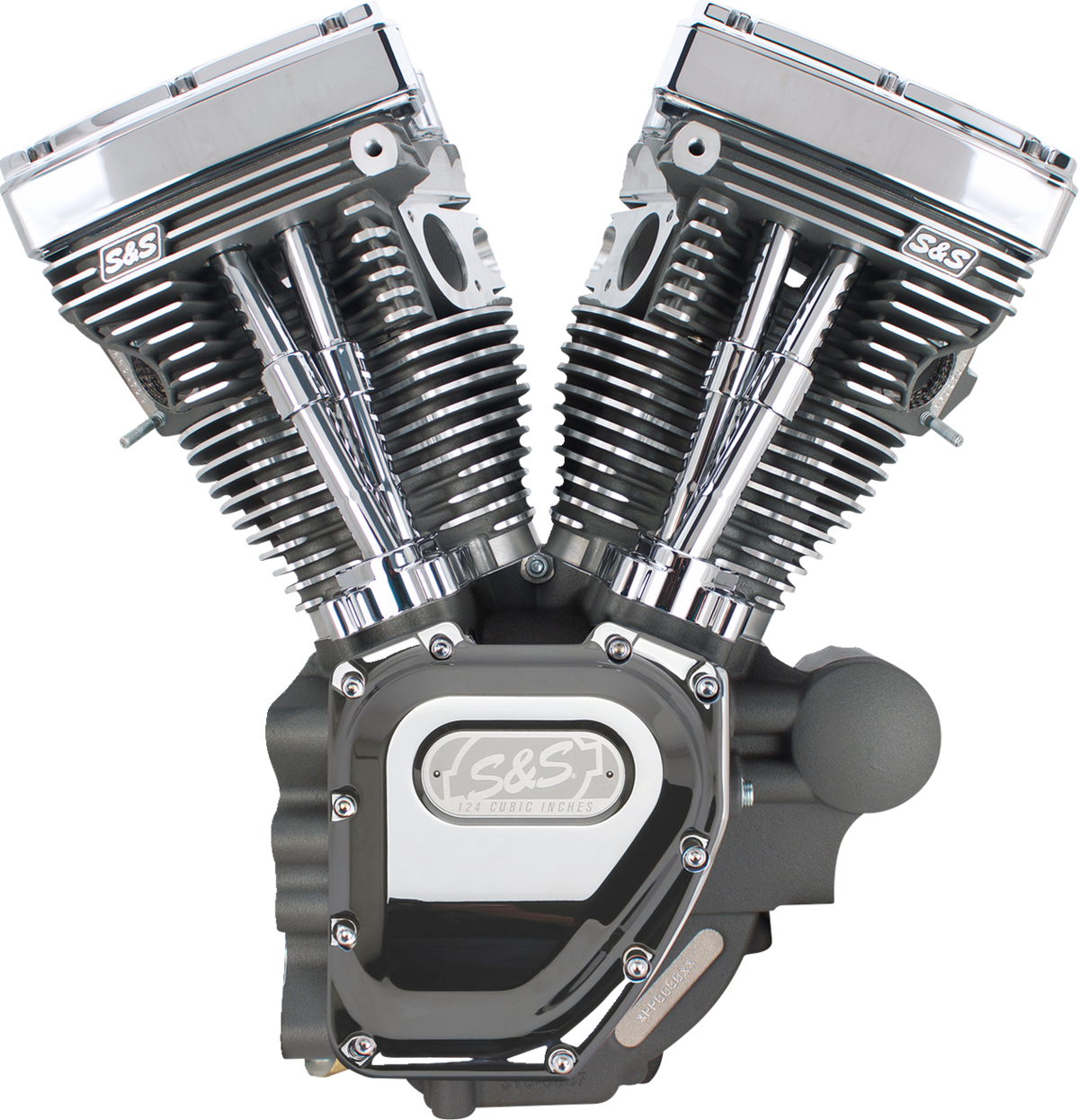 S&amp;S Cycle T124 Long Block Engine- Stone Gray - Touring