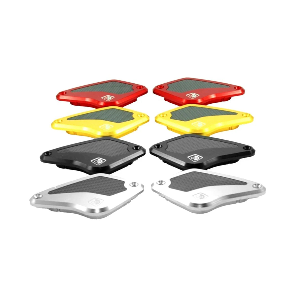 Ducabike DBK Carbon Front Brake And Clutch Fluid Reservoir Covers Diavel V4