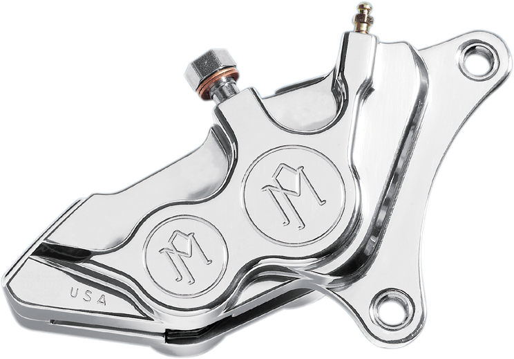 Performance Machine (PM) Caliper - Front Right - Chrome - 00-17 Harley-Davidson