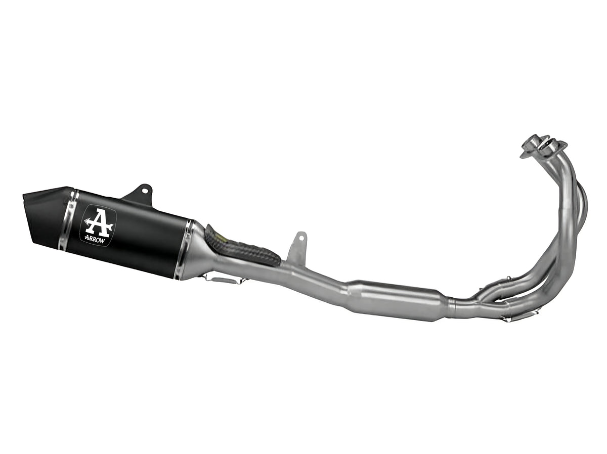 77501VAN Homologated Full System With Veloce Aluminium Dark Slip On