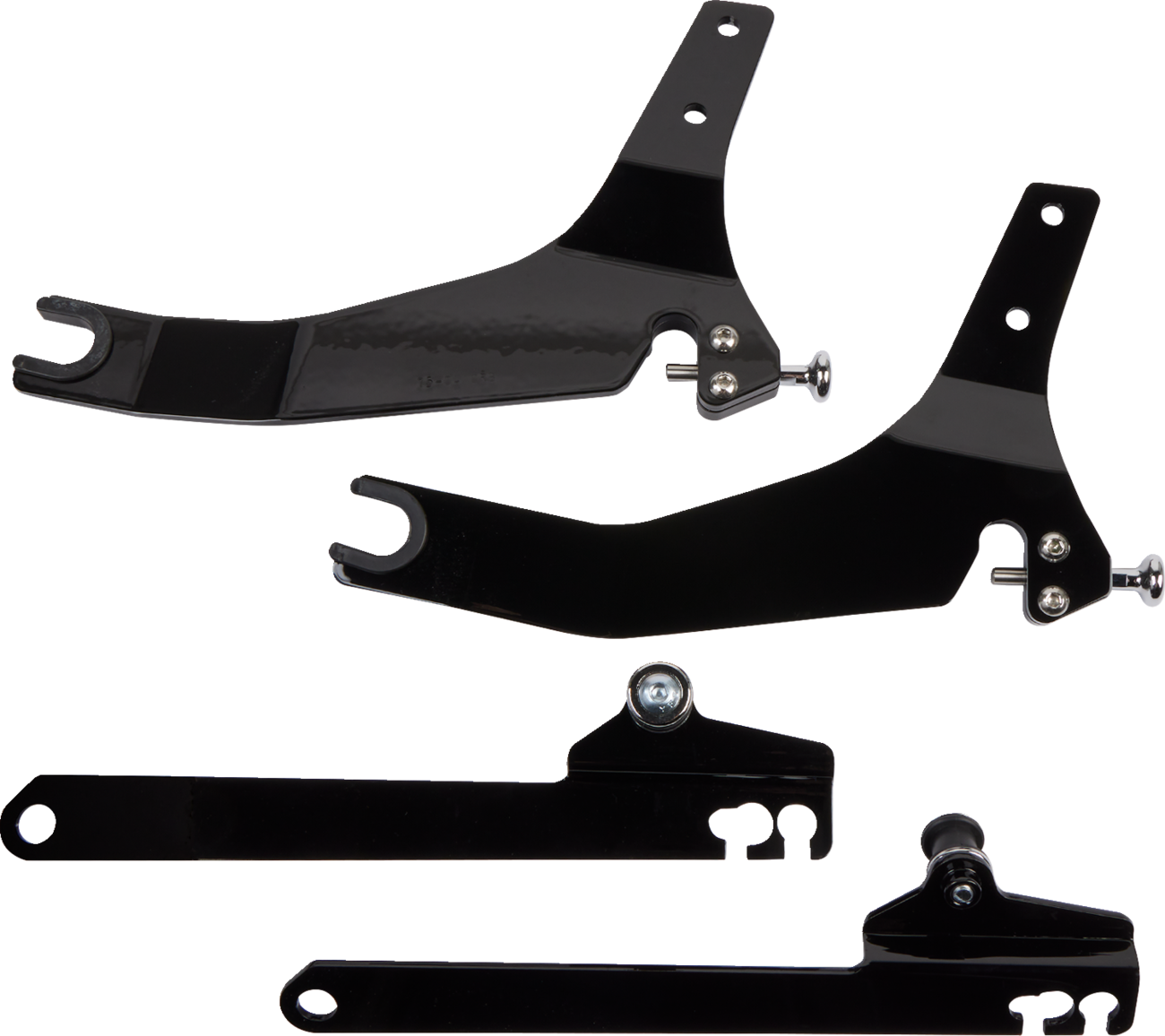 Cobra Backrest Kit - 14" - Black - Dyna