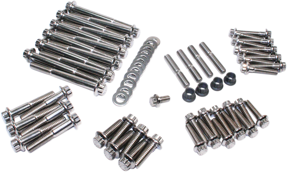 Feuling Parts Fastener Kit - External Engine - 12-Point - Twin Cam