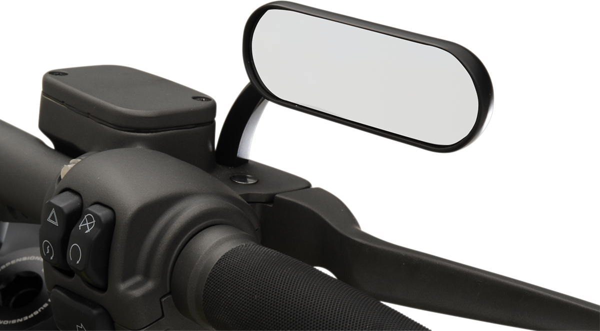 Arlen NESS Mirror - Micro - Mini - Side View - Oval - Black - Right