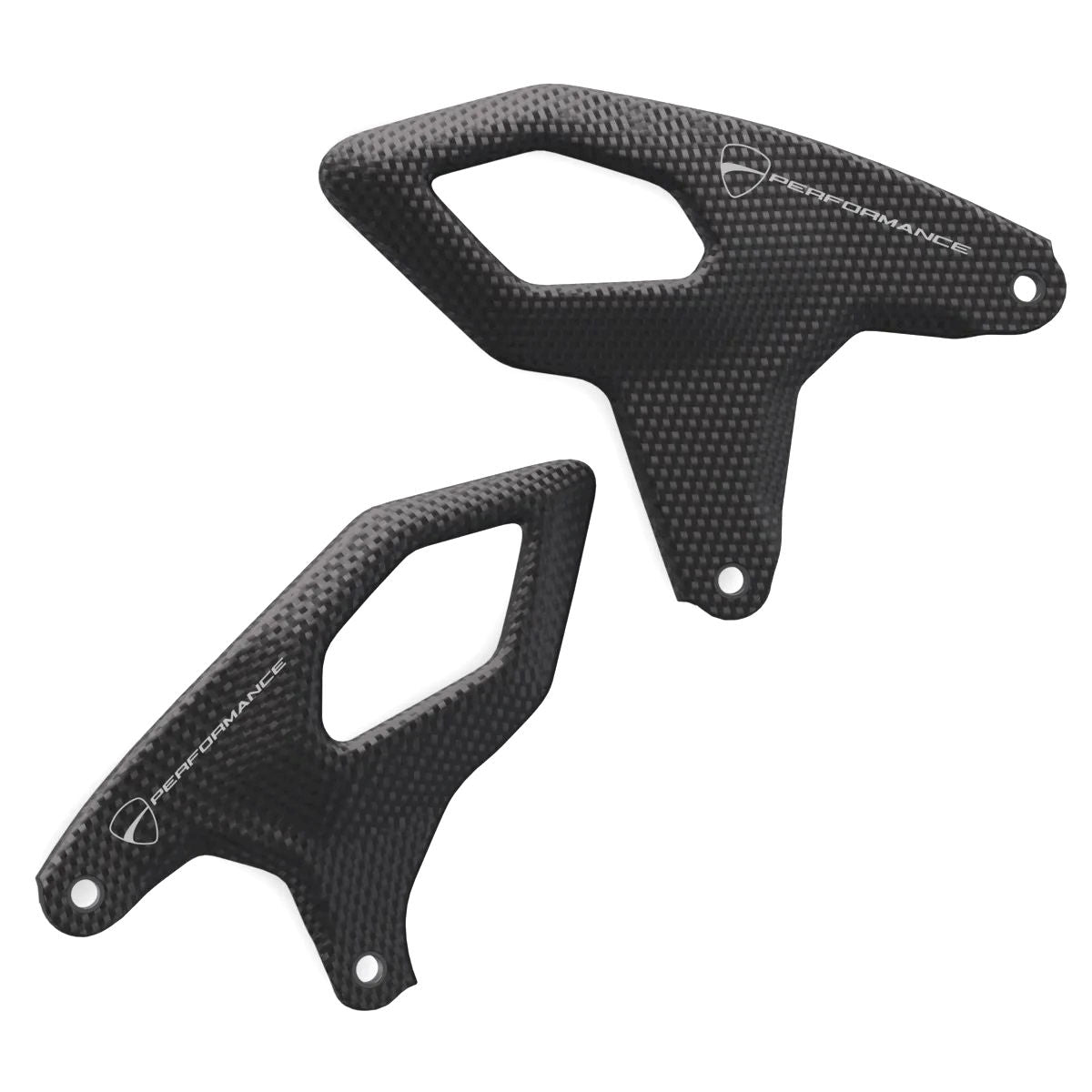 Ducati Performance Carbon Fiber Heel Guards for Panigale V2 V2S