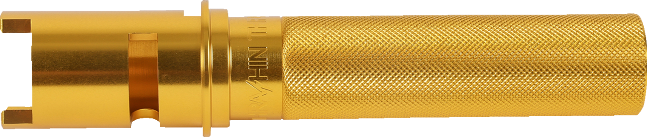 Thrashin Supply CO. Throttle Tube - Knurled - 1" - Gen 2 TBW - Gold