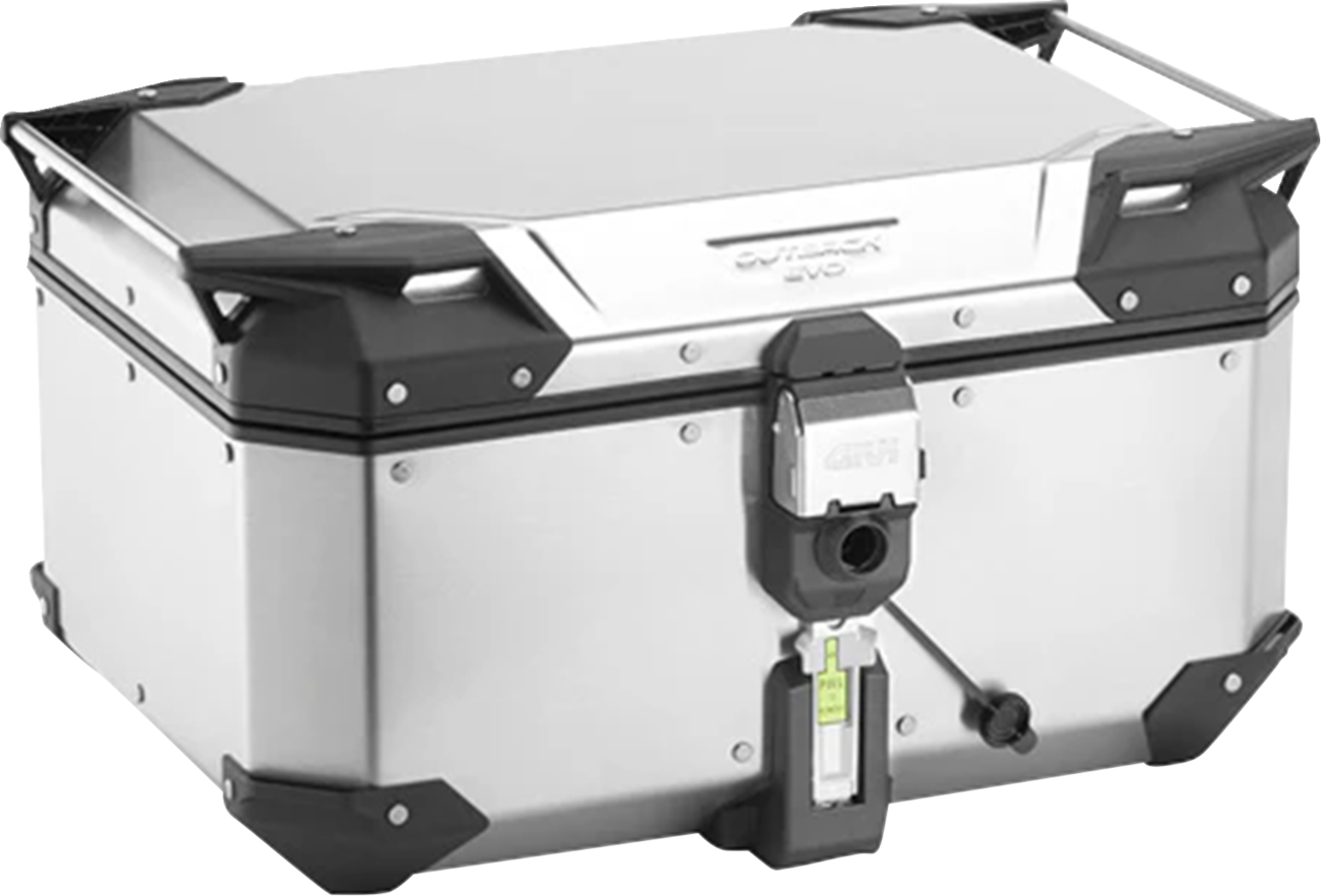 GIVI Outback Evo Top Case - 58 Liter - Silver