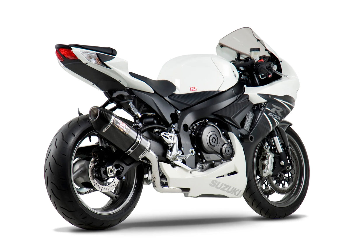 Yoshimura GSX-R600/750 11-26 Race R-77 Stainless Full Exhaust, W/ Carbon Fiber Muffler