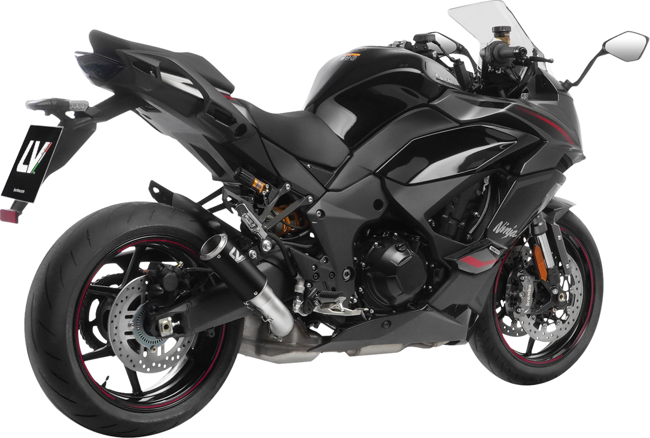 LeoVince LV-Corsa Slip-On Muffler - Black Edition - Z1000/1100