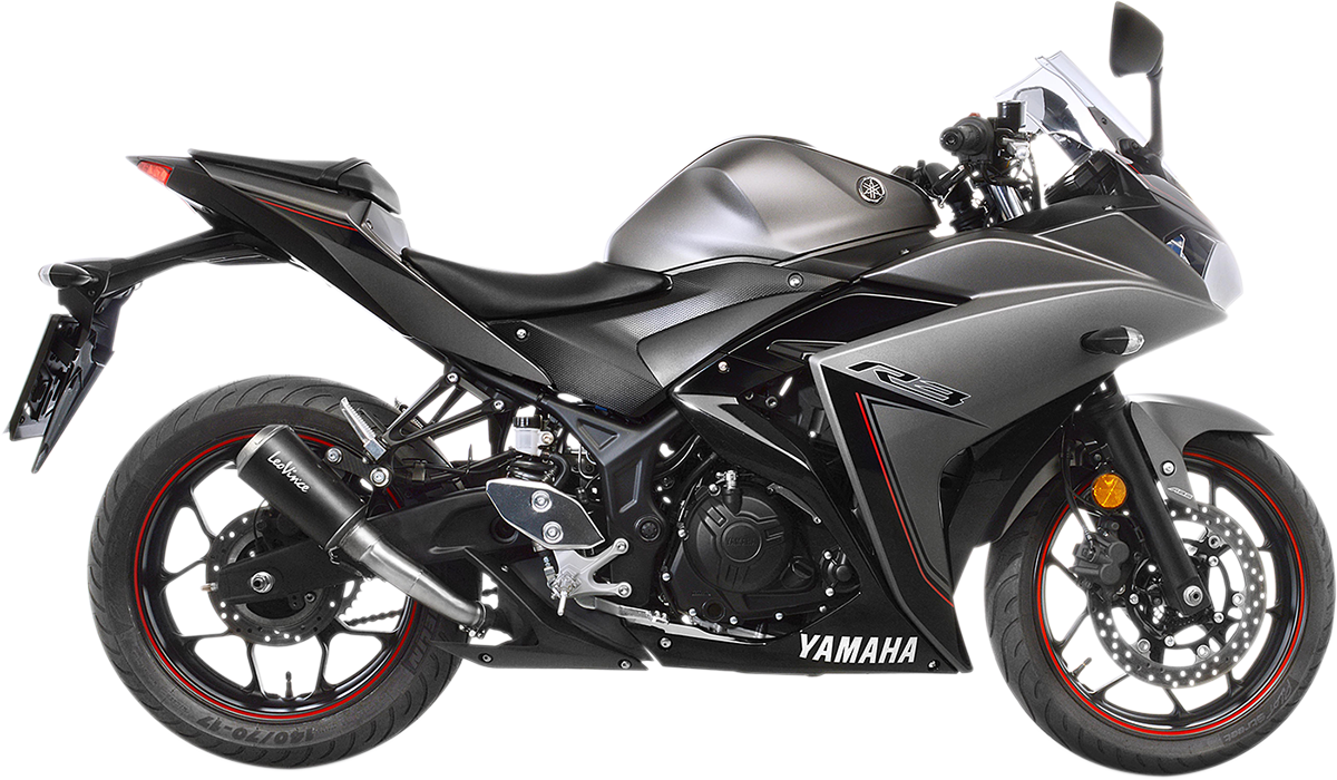 LeoVince LV-10 Black Edition Slip-On Muffler - Stainless Steel - YZF-R3