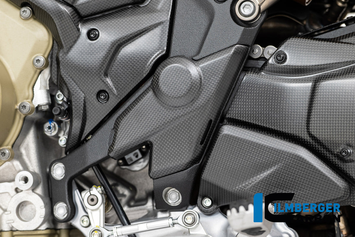 Ilmberger Carbon Frame Cover Left Carbon Matte Ducati Multistrada V4 2025