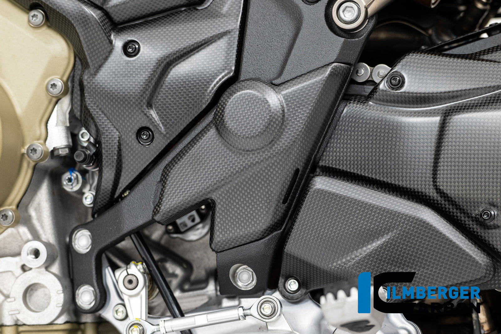 Ilmberger Carbon Frame Cover Left Carbon Matte Ducati Multistrada V4 2025