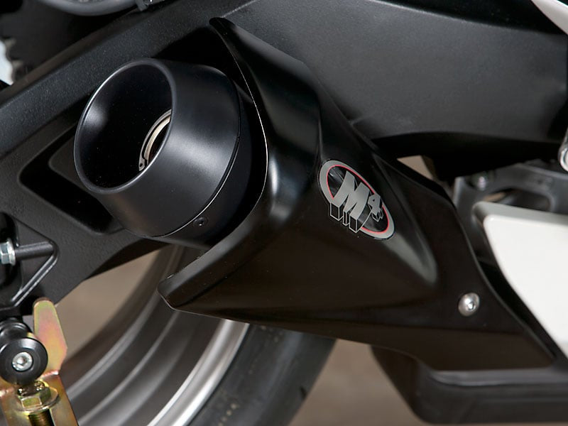 M4 Exhaust 2011 GSXR600 Slip On GP black ceramic