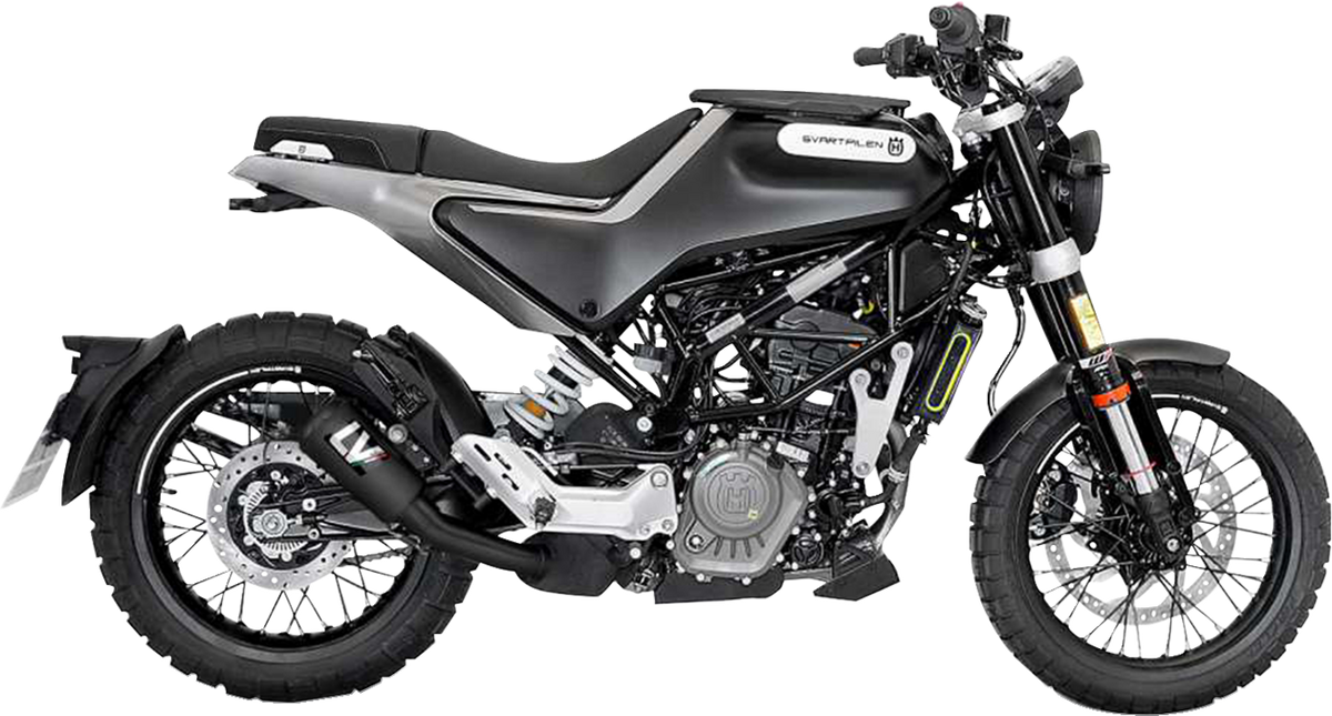 LeoVince LV-10 Slip-On Muffler - Black Stainless Steel - 401