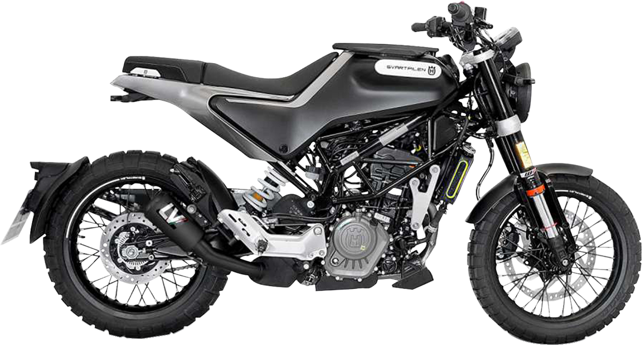 LeoVince LV-10 Slip-On Muffler - Black Stainless Steel - 401