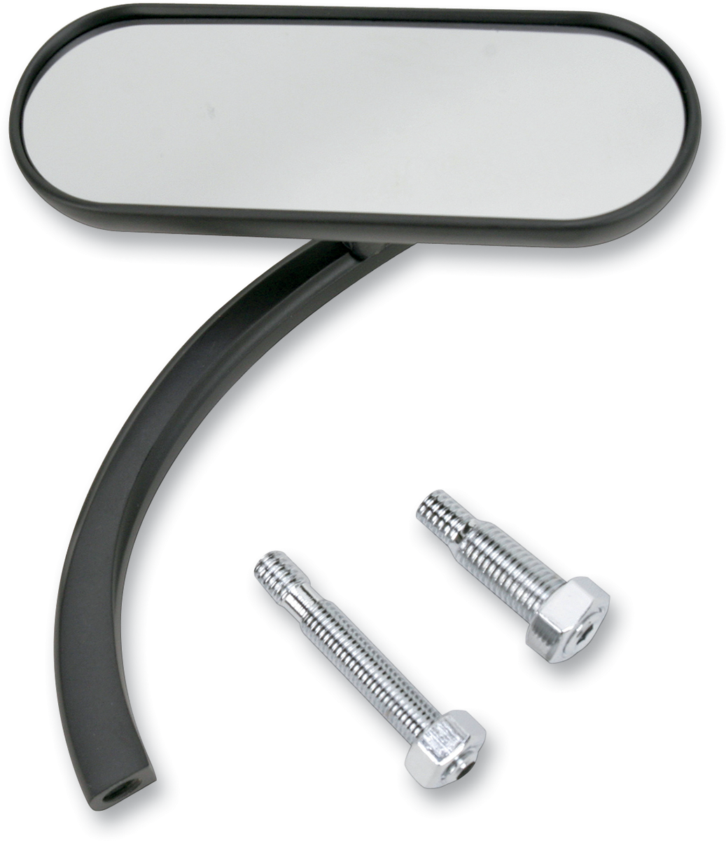 Arlen NESS Mirror - Micro - Mini - Side View - Oval - Black - Right