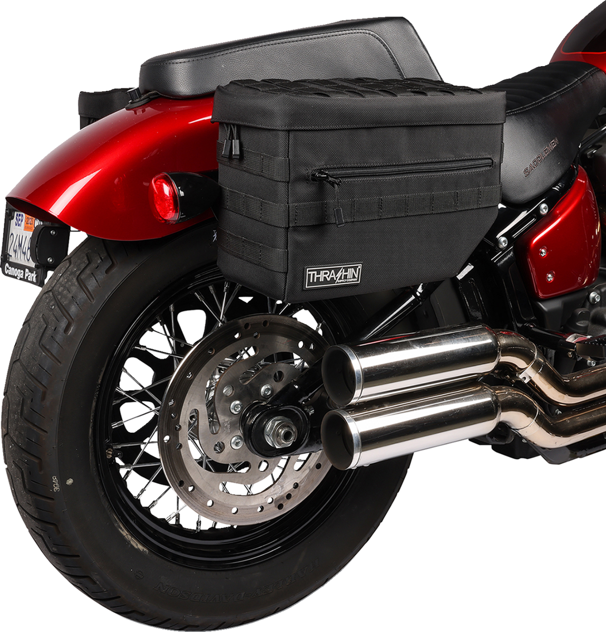 Thrashin Supply CO. Escape Saddlebags - Black