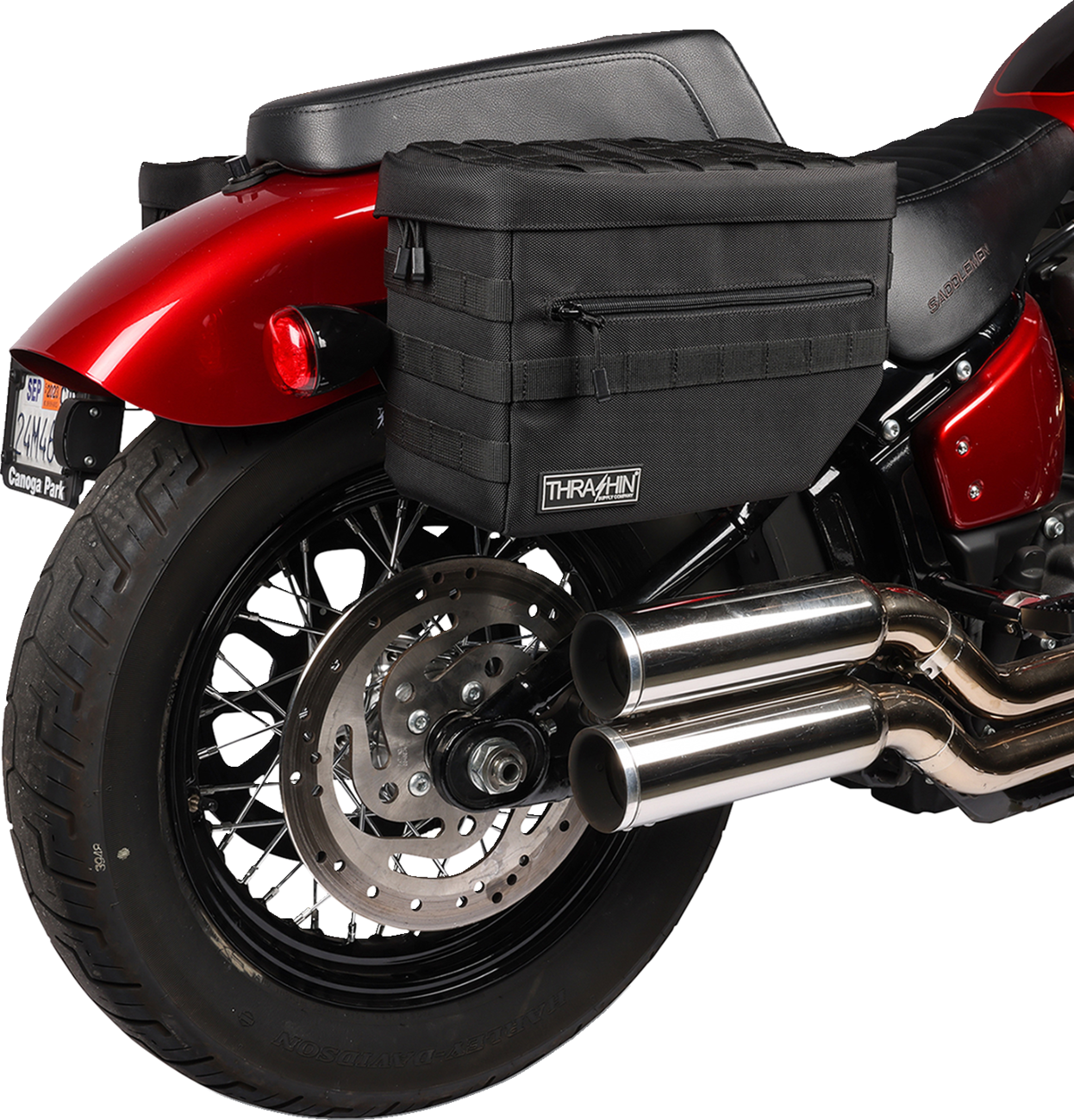 Thrashin Supply CO. Escape Saddlebags - Black