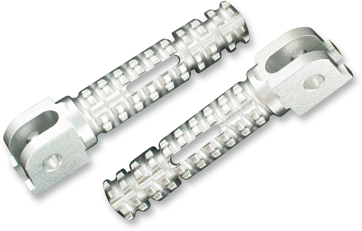 PSR Foot Pegs - Silver - BMW/Honda '87-'25