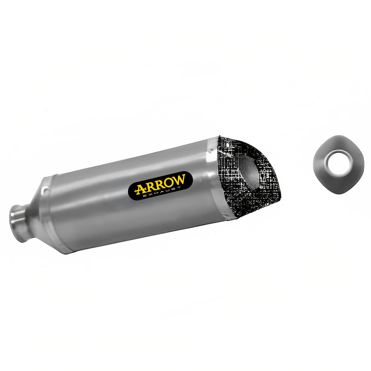 Arrow 71699AK Street Thunder Aluminium Slip On With Carbon End Capfor Original Headers